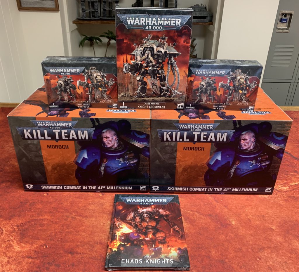 New Kill Team and Chaos Knights – Drawbridge Games